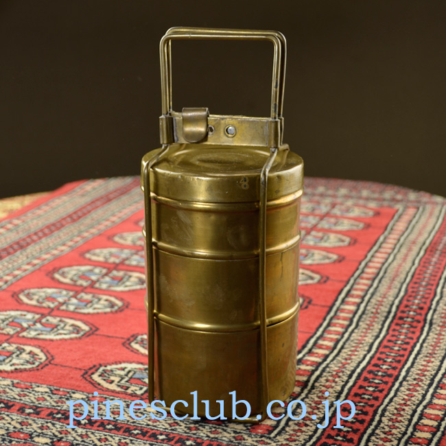 インドの真鍮製弁当箱
