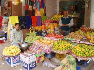 インドの果物屋