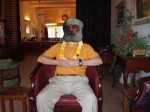 インドのホテルでくつろぐマハラジャ