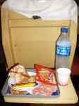 インドの特急列車の食事