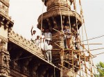 インド、修復中のシディバシールモスク