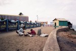 インド、カニャークマリの浜辺