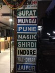 インド、アーマダバードのバスカウンター