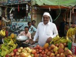 インド、ジュナーガルの果物屋