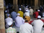 インド、イスラム教徒の礼拝風景