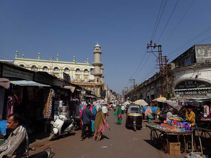 インド、グジャラート州、ジャムナガルの旧市街