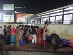 インド、グジャラート州、ジャムナガルのバススタンド